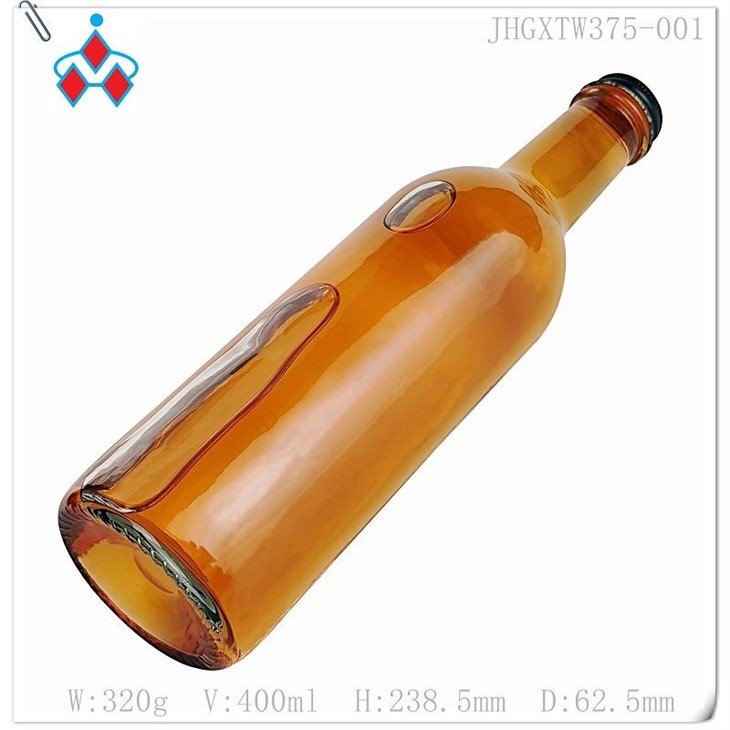 Glass oil and vinegar bottles