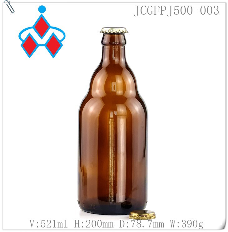 Amber Bira Cam Şişe 500ml