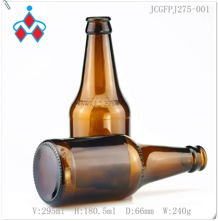 275ml Amber Beer Glass Bottle factory